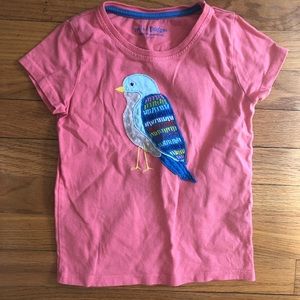 Mini Boden 3-4 bird T-shirt